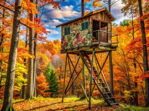 Effective Treestand Camouflage for Outdoor Hunting Adventures Blending with Natural Surroundings