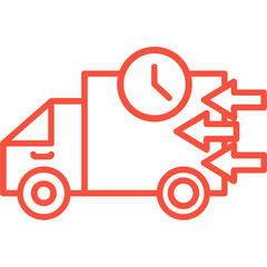 Logistics Vector Icon Design