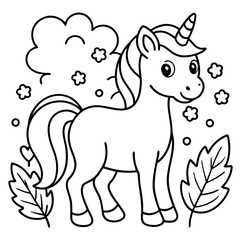 Unicorns in the Magical Forest: coloring with smiles and joy in the book world!
