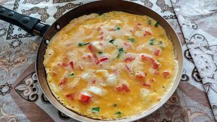 Vegetable omelette 