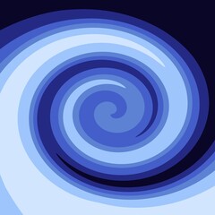 Abstract blue background with spiral pattern 