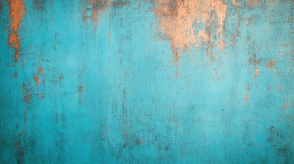 Vibrant turquoise texture with golden accents, perfect for backgrounds or artistic projects. A blend of color and character.