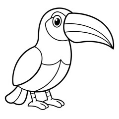 Wonders of the tropical forest: color the unique toucan and his friends who are waiting for you!
