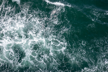 Sea foam green water background
