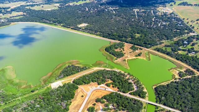 Lake Bryan is the Brazos Valley's recreation destination for fishing, boating, hiking, biking, and fun of all sorts, Texas, USA	