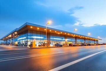 Vibrant and well equipped auto service hub featuring a dynamic car wash facility and a team of skilled mechanics diligently providing comprehensive vehicle maintenance and repair services against a