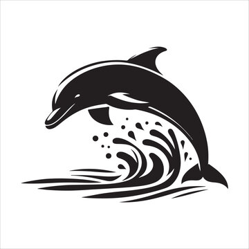 Dolphin Vector art illustration