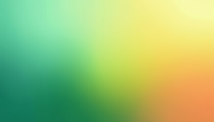 Fototapeta premium Gradient background in soft green and yellow hues