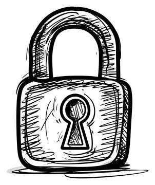 recommend clip art: PNG  Hand-drawn padlock security illustration
