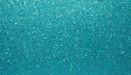 Turquoise Glitter Background. Wallpaper Texture.