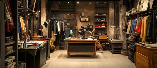 Rustic Vintage Workshop Interior