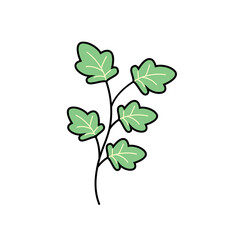 Obraz premium Flat design leaves
