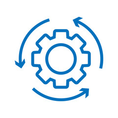 process procedure sign icon vector illustration design.
gear icon. technology icon. workflow icon