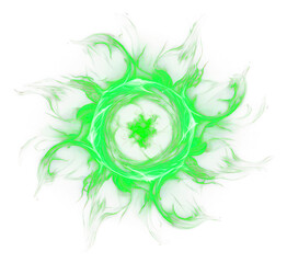 Obraz premium PNG Green fire backgrounds pattern light.