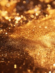 Shimmering Gold Confetti