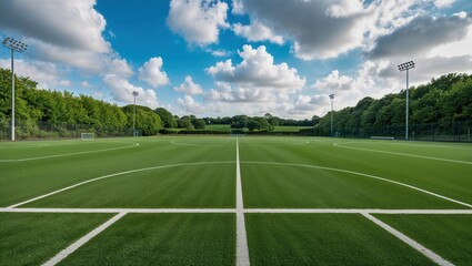 empty stadium in the city