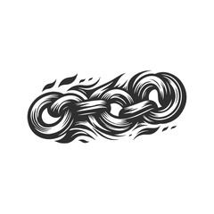Fototapeta premium Hand drawing illustration of power strength concept.