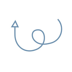 Hand drawn arrow