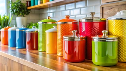 Elegant Luxury Kitchen Canisters in Stylish Modern Design for Organization and Decor Enhancement