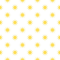 Obraz premium seamless sun pattern