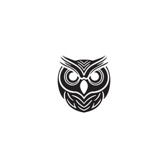 owl logo vector icon