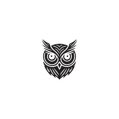 owl logo vector icon