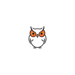 owl logo vector icon