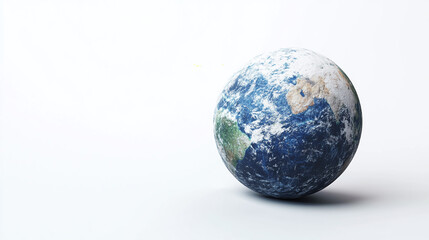 planet earth map 2d illustration png, artistic ui look globe flat artwork design element graphic design, earth day, real realistic 3d rendered  blue green globe