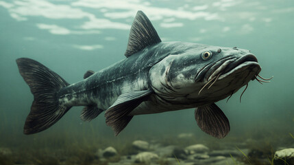 Obraz premium Catfish Underwater