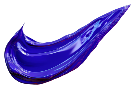 PNG Glossy flat paint brush stroke petal white background lavender.