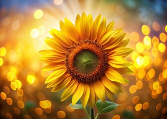 Fototapeta premium Elegant Sunflower Outline Clipart for Creative Projects, Printables, and Graphic Design Use