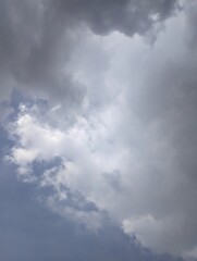 Fototapeta premium sky with cumulus clouds