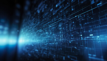 Obraz premium Technology blurred background