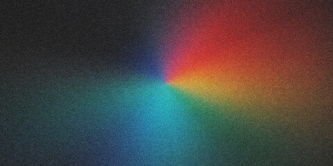 Colorful Gradient Background with Grainy Noise Texture. Modern and Futuristic Design with Smooth Fluid Shapes, Ideal for Posters with a Unique Visual Appeal