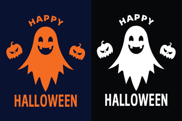 Happy Halloween Typography Best Trendy T shirt Design