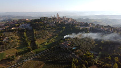 Obraz premium San Gimignano, Toscana, Italien