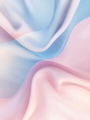 Obraz premium Soft pastel fabric drapes in blue and pink, creating a serene and soothing atmosphere.