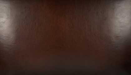 Fototapeta premium Smooth Leather Background in Dark Brown