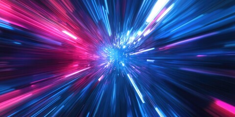 Naklejka premium Futuristic abstract background representing energy and speed