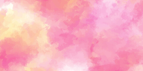 abstract colorful background with bokeh .Delicate sepia background with paint stains watercolor texture .subtle watercolor pink yellow blue gradient illustration.	