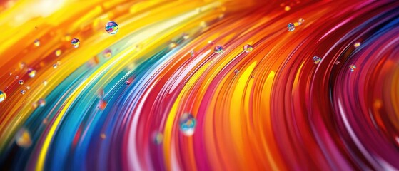 Fototapeta premium Vibrant abstract background featuring a variety of colors