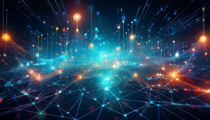 Illustration of Neural and Technological Connections