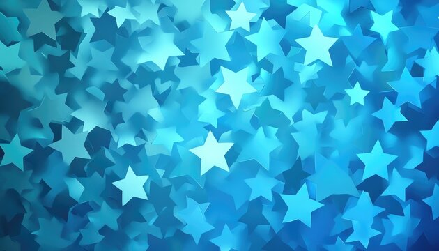 Light blue 2D cartoon backdrop featuring vibrant stars Contemporary geometric abstract design with stars ideal for mobile themes