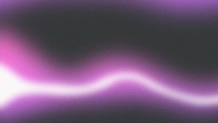 A visually striking design with a grainy texture, showcasing an electric purple, white, and black gradient background that adds depth and interest.