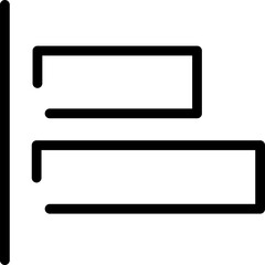 Single isolated icon with outline style icon on white background
