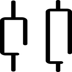 Obraz premium Single isolated icon with outline style icon on white background 