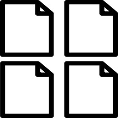 Single isolated icon with outline style icon on white background
