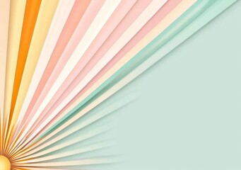 Obraz premium Psychedelic sunburst graphic print 1960s 1970s background