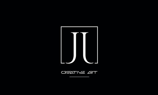 JJ, J abstract letters logo monogram