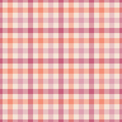 Textured Plaid Check Seamless Pattern - Cute plaid check repeating pattern design